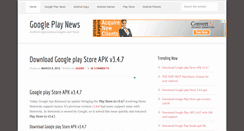 Desktop Screenshot of gplaynews.com